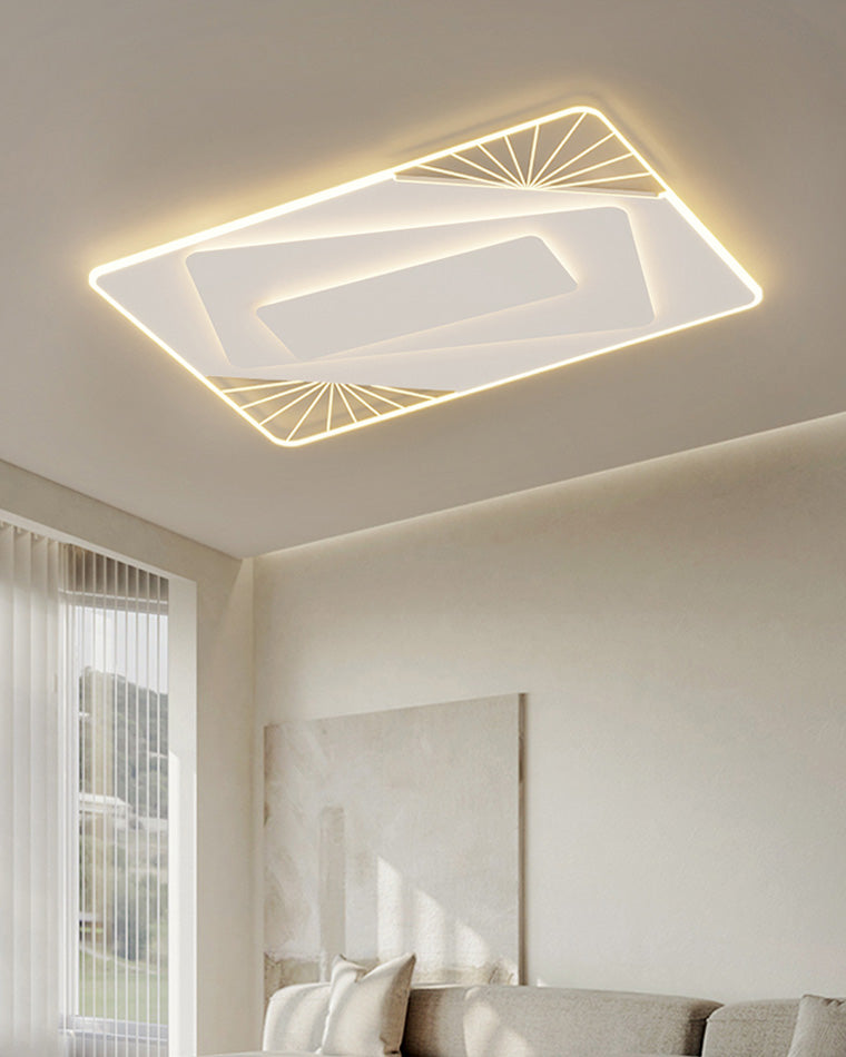 WOMO Flat Geometric Ceiling Light-WM1040