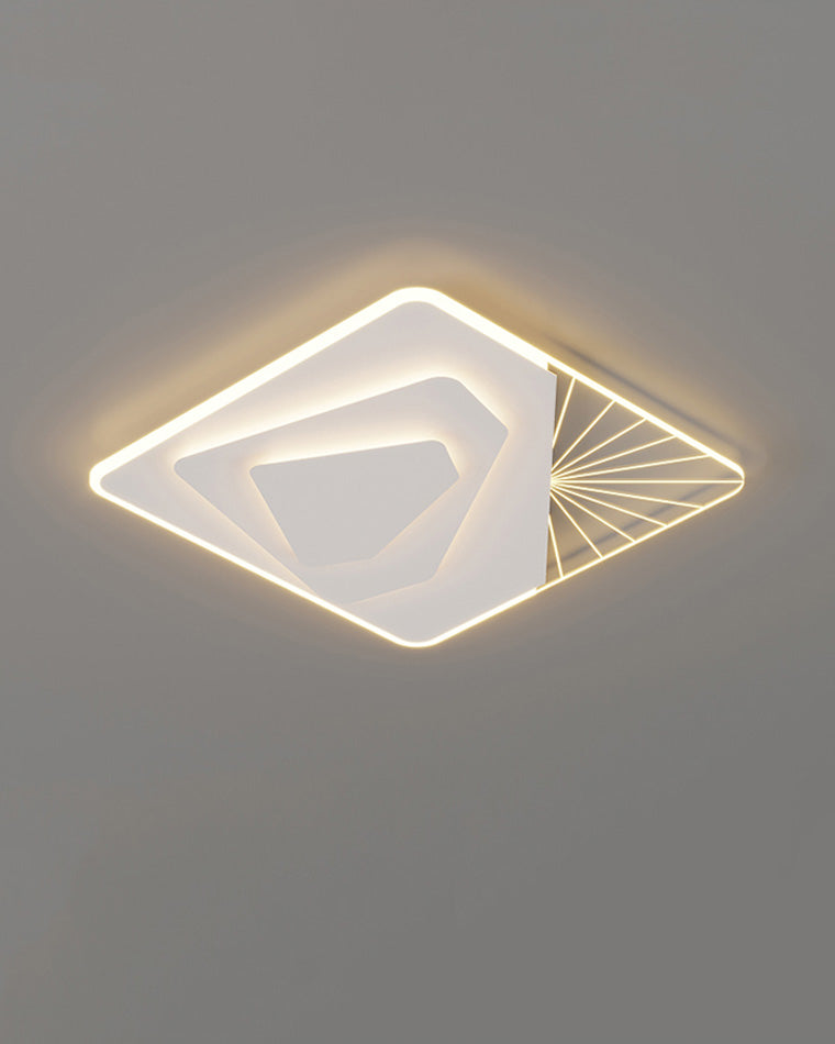 WOMO Flat Geometric Ceiling Light-WM1040