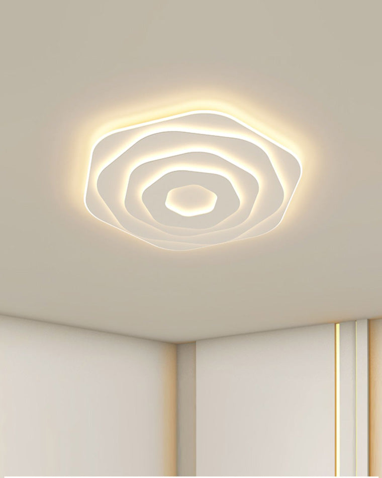 WOMO Hexagon Flush Mount Ceiling Light-WM1041