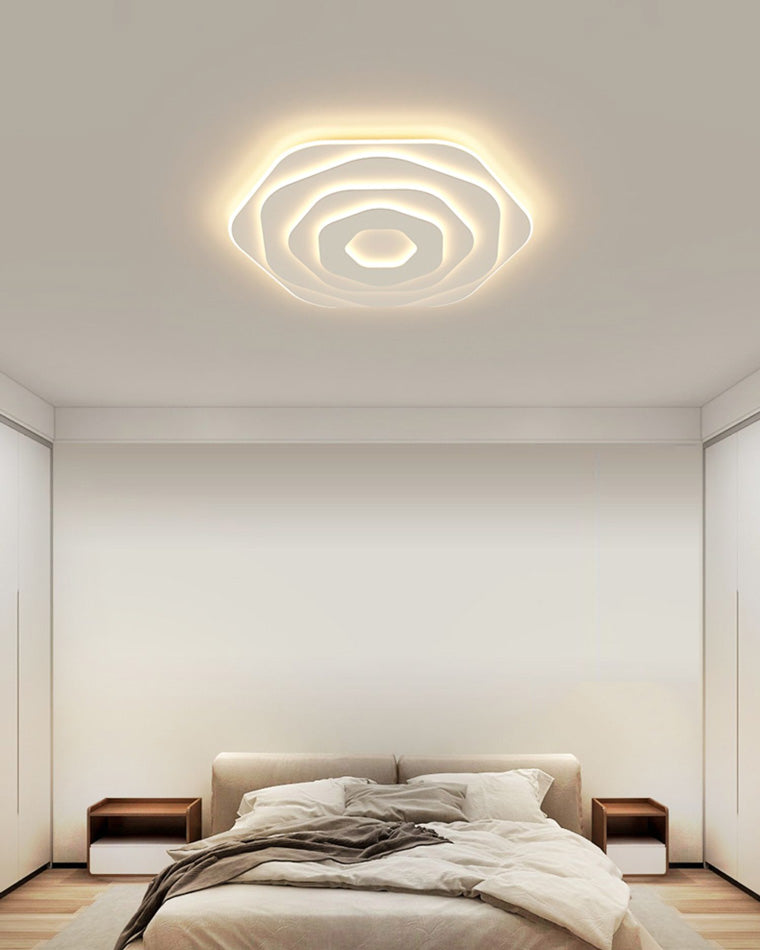 WOMO Hexagon Flush Mount Ceiling Light-WM1041