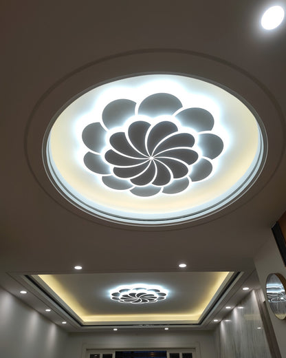 WOMO Low Profile Flower Ceiling Light-WM1042