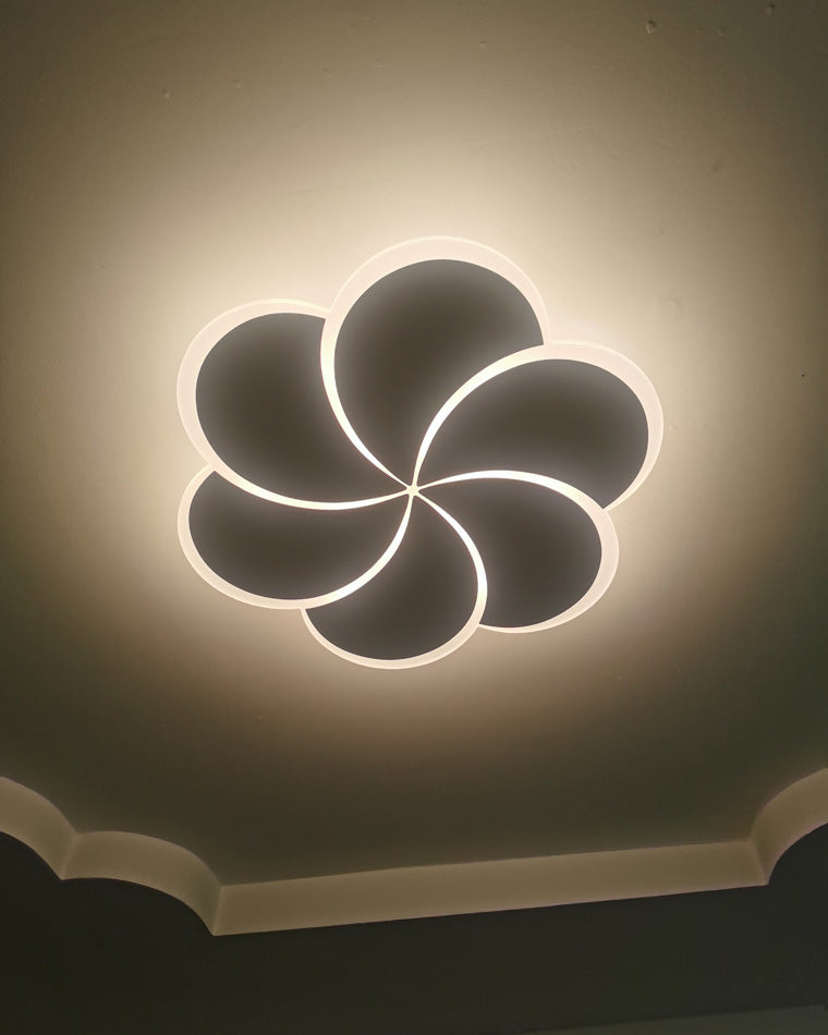 WOMO Low Profile Flower Ceiling Light-WM1042