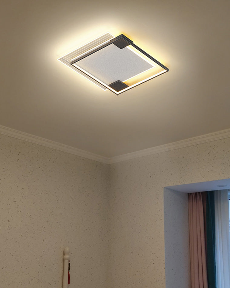 WOMO Low Profile Geometric Ceiling Light-WM1052