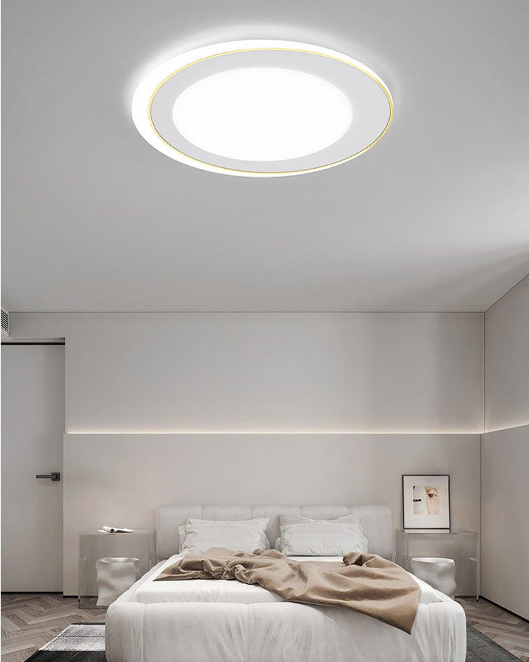 WOMO Geometric Flat Flush Mount Ceiling Light-WM1054