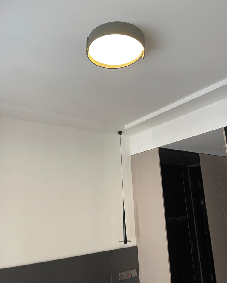 WOMO Round Asymmetrical Flush Mount Ceiling Light-WM1060