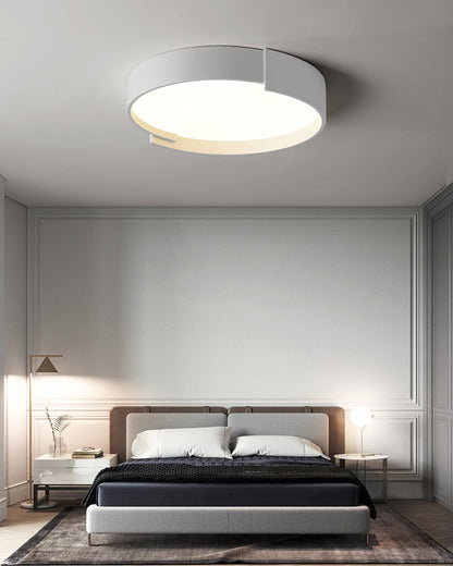 WOMO Round Asymmetrical Flush Mount Ceiling Light-WM1060