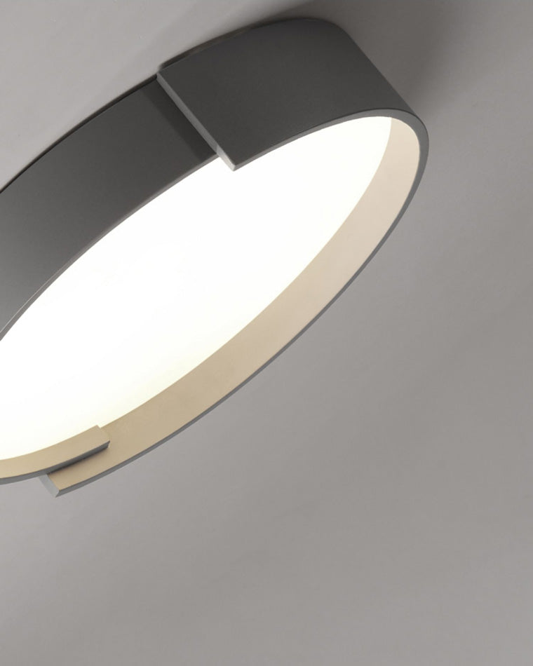 WOMO Round Asymmetrical Flush Mount Ceiling Light-WM1060