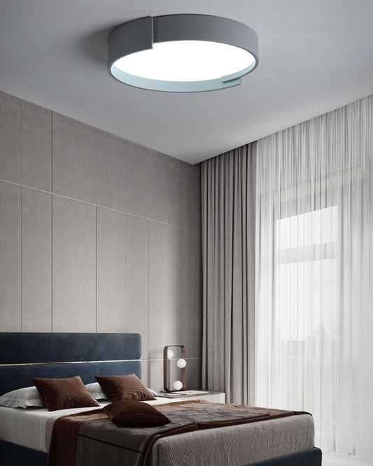 WOMO Round Asymmetrical Flush Mount Ceiling Light-WM1060