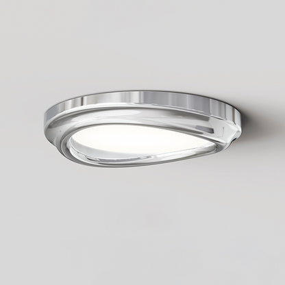 WOMO Round Chrome Flush Mount Ceiling Light-WM1063