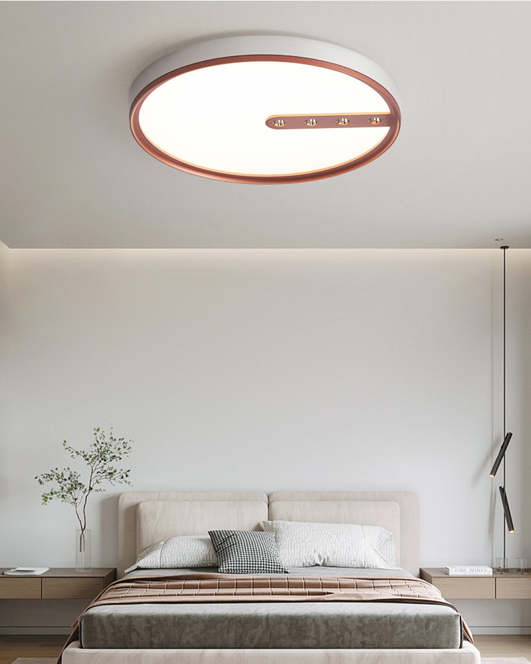 WOMO Polo Low Profile Round Ceiling Light-WM1066