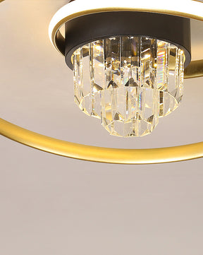 WOMO Swirl Led Crystal Ceiling Light-WM1068