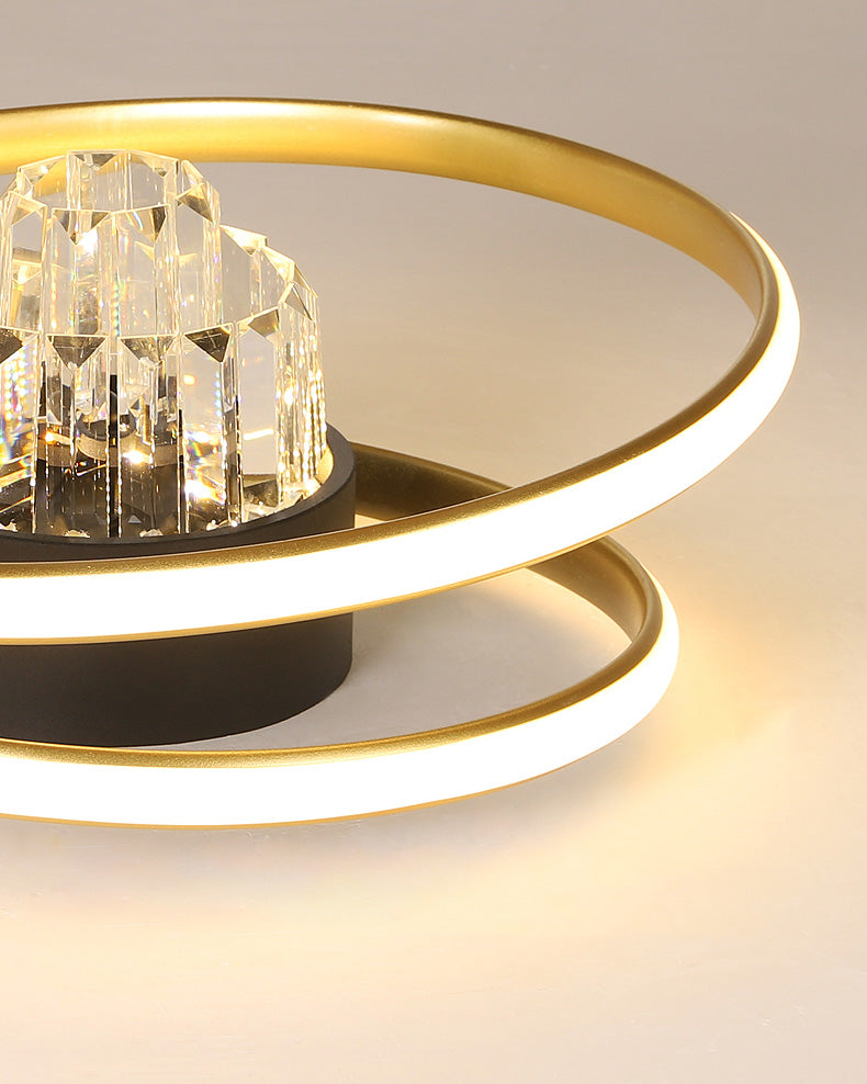 WOMO Swirl Led Crystal Ceiling Light-WM1068