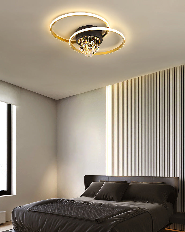 WOMO Crystal Geometric LED Ceiling Light-WM1069