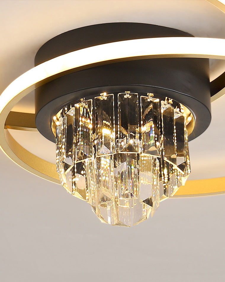 WOMO Crystal Geometric LED Ceiling Light-WM1069