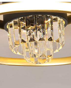 WOMO Crystal Geometric LED Ceiling Light-WM1069