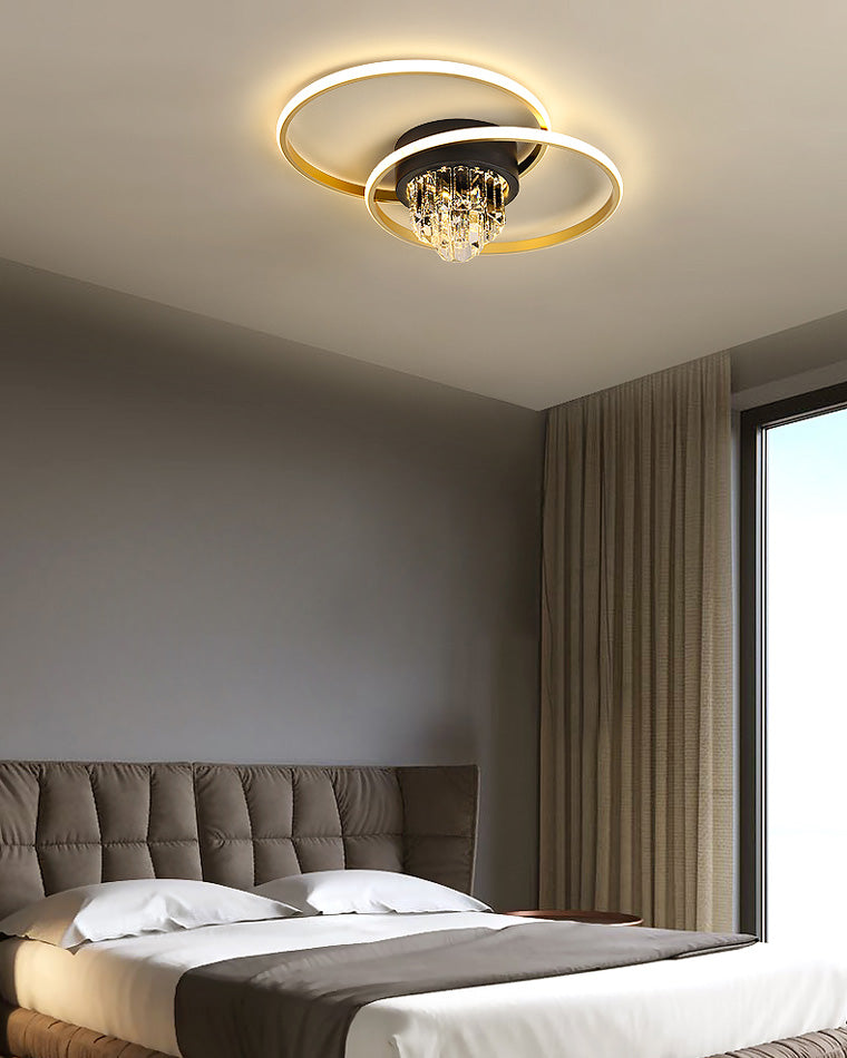 WOMO Crystal Geometric LED Ceiling Light-WM1069