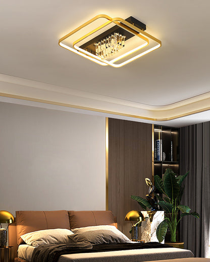 WOMO Crystal Square/Circular LED Ceiling Light-WM1071