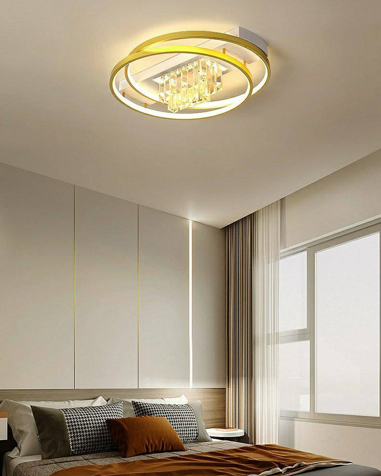 WOMO Crystal Square/Circular LED Ceiling Light-WM1071