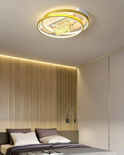 WOMO Crystal Square/Circular LED Ceiling Light-WM1071