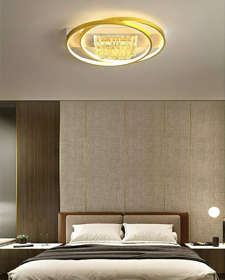 WOMO Crystal Square/Circular LED Ceiling Light-WM1071