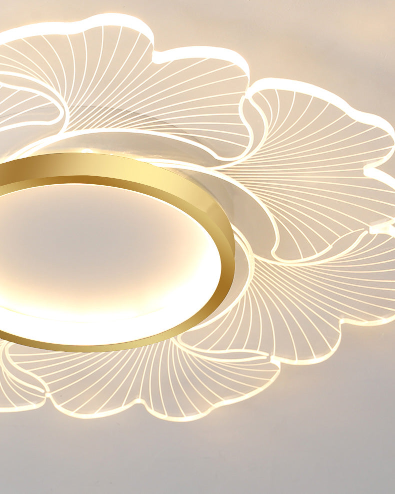 WOMO Ginkgo Leaf Ceiling Light-WM1076