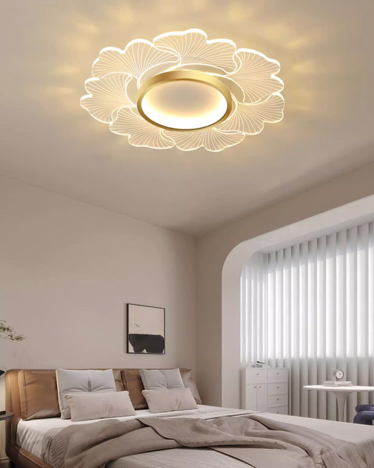 WOMO Ginkgo Leaf Ceiling Light-WM1076