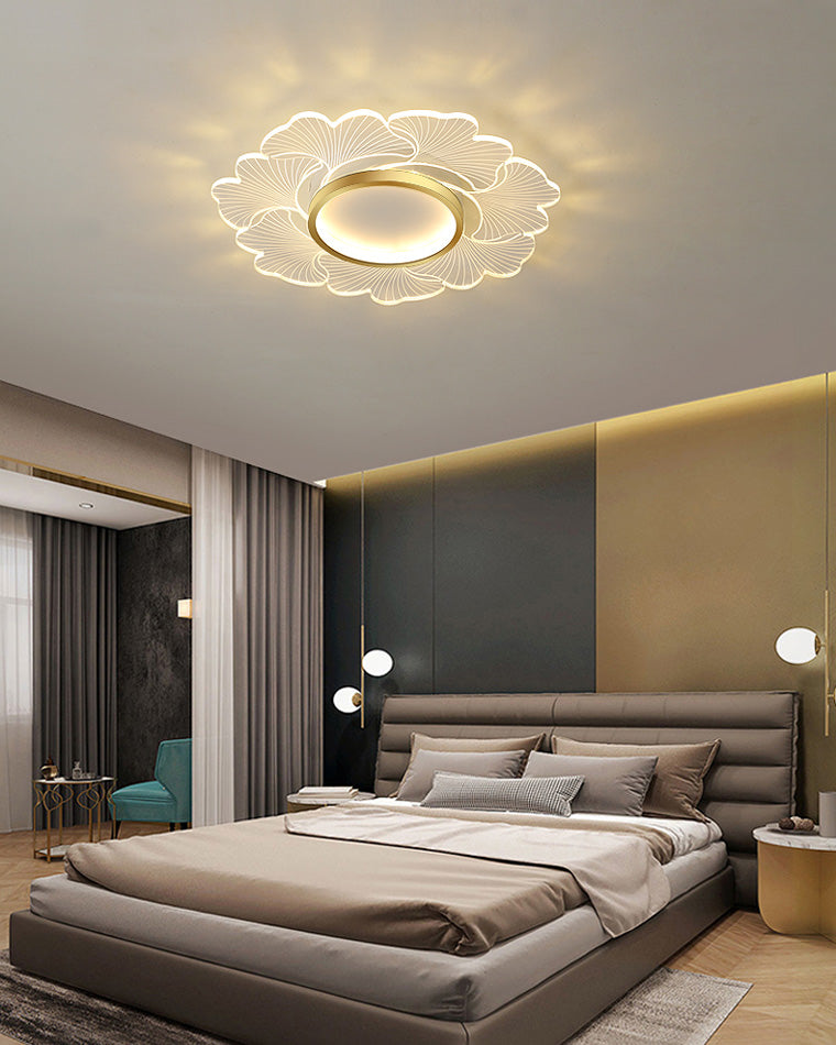 WOMO Ginkgo Leaf Ceiling Light-WM1076