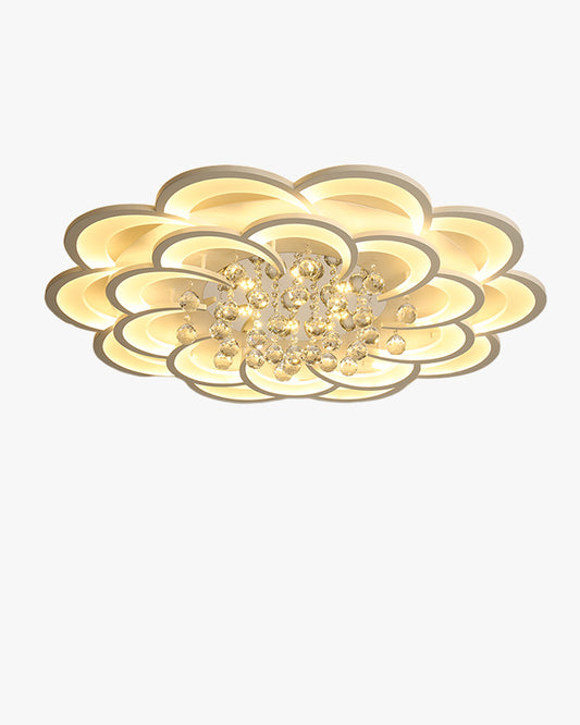 WOMO Big Flower Crystal Ceiling Light-WM1078