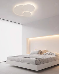 WOMO Round Flat Flush Mount Ceiling Light-WM1085