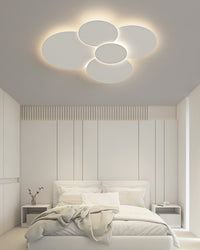 WOMO Round Flat Flush Mount Ceiling Light-WM1085