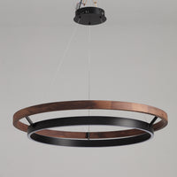 WOMO Circular Led Wood Chandelier-WM2492
