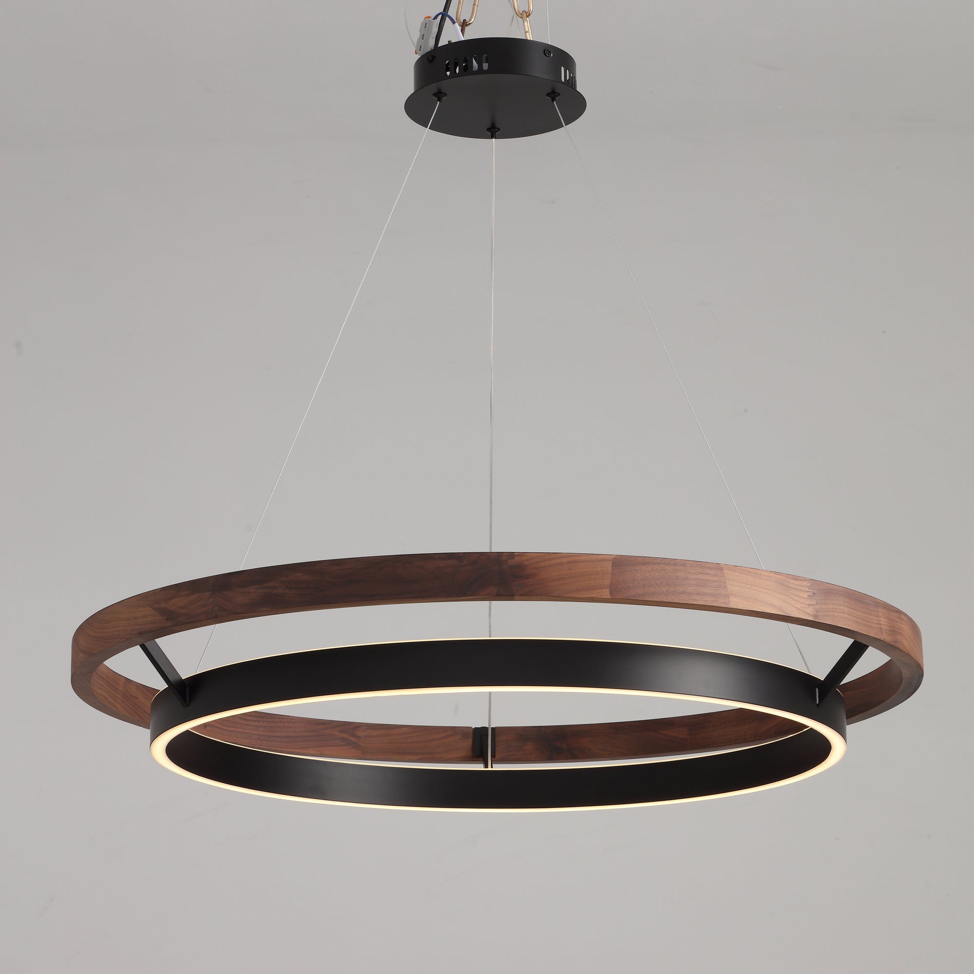 WOMO Circular Led Wood Chandelier-WM2492