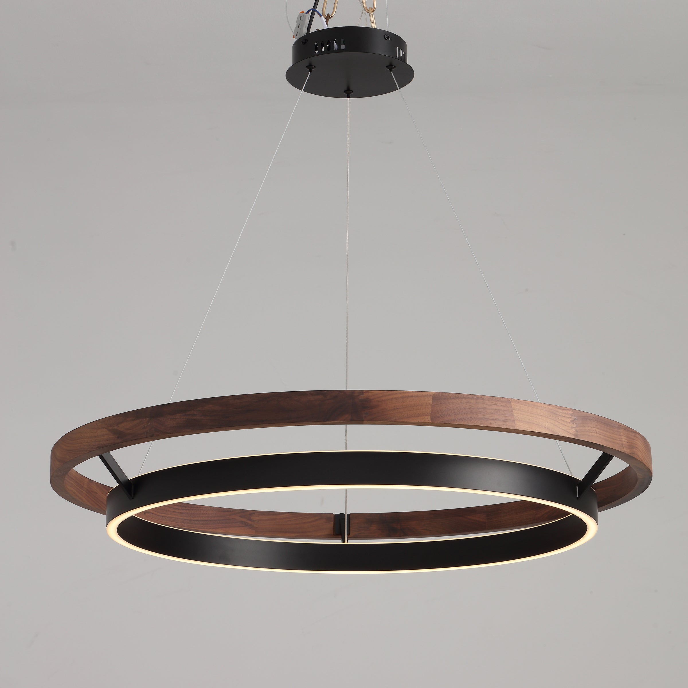 WOMO Circular Led Wood Chandelier-WM2492