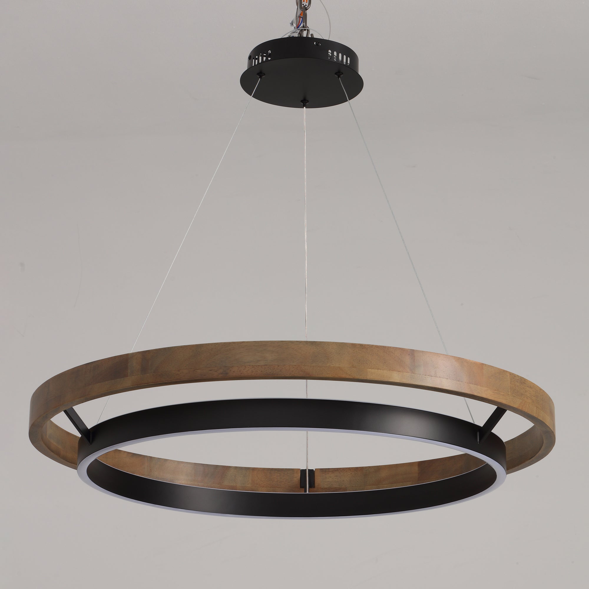 WOMO Circular Led Wood Chandelier-WM2492