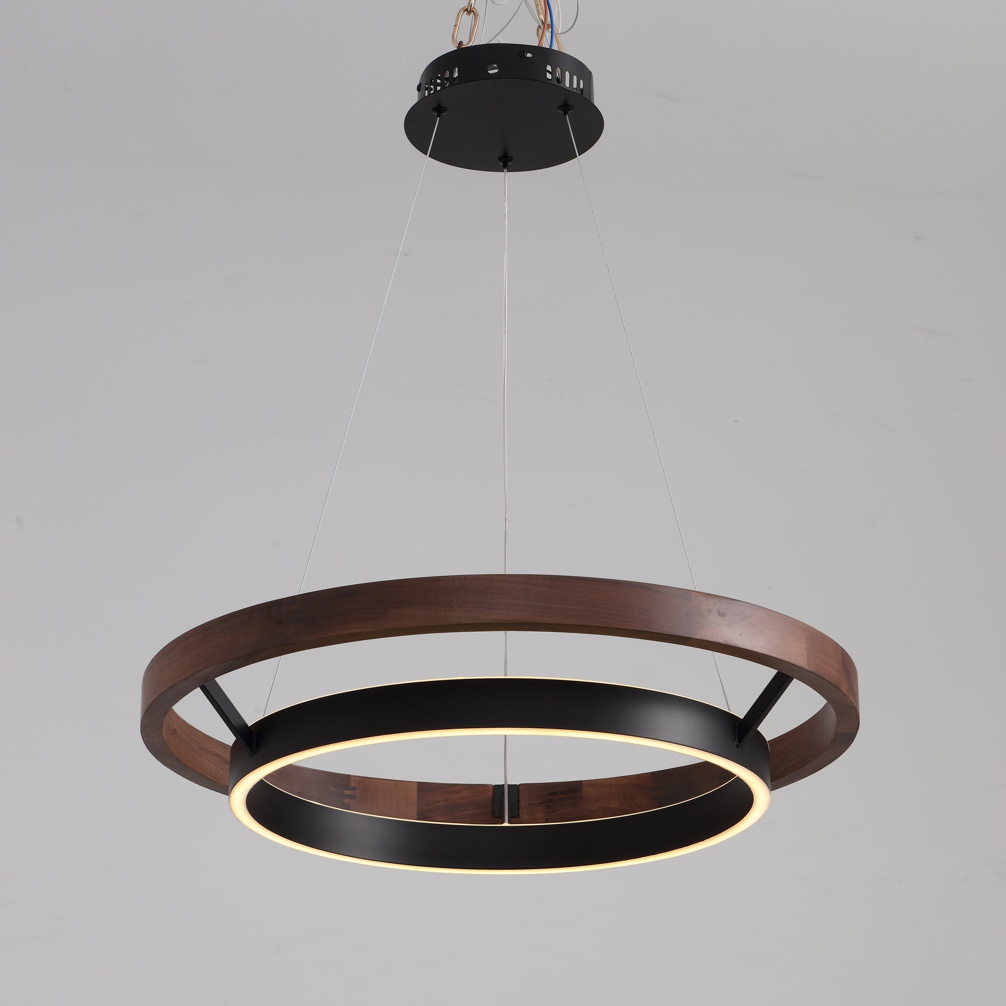 WOMO Circular Led Wood Chandelier-WM2492
