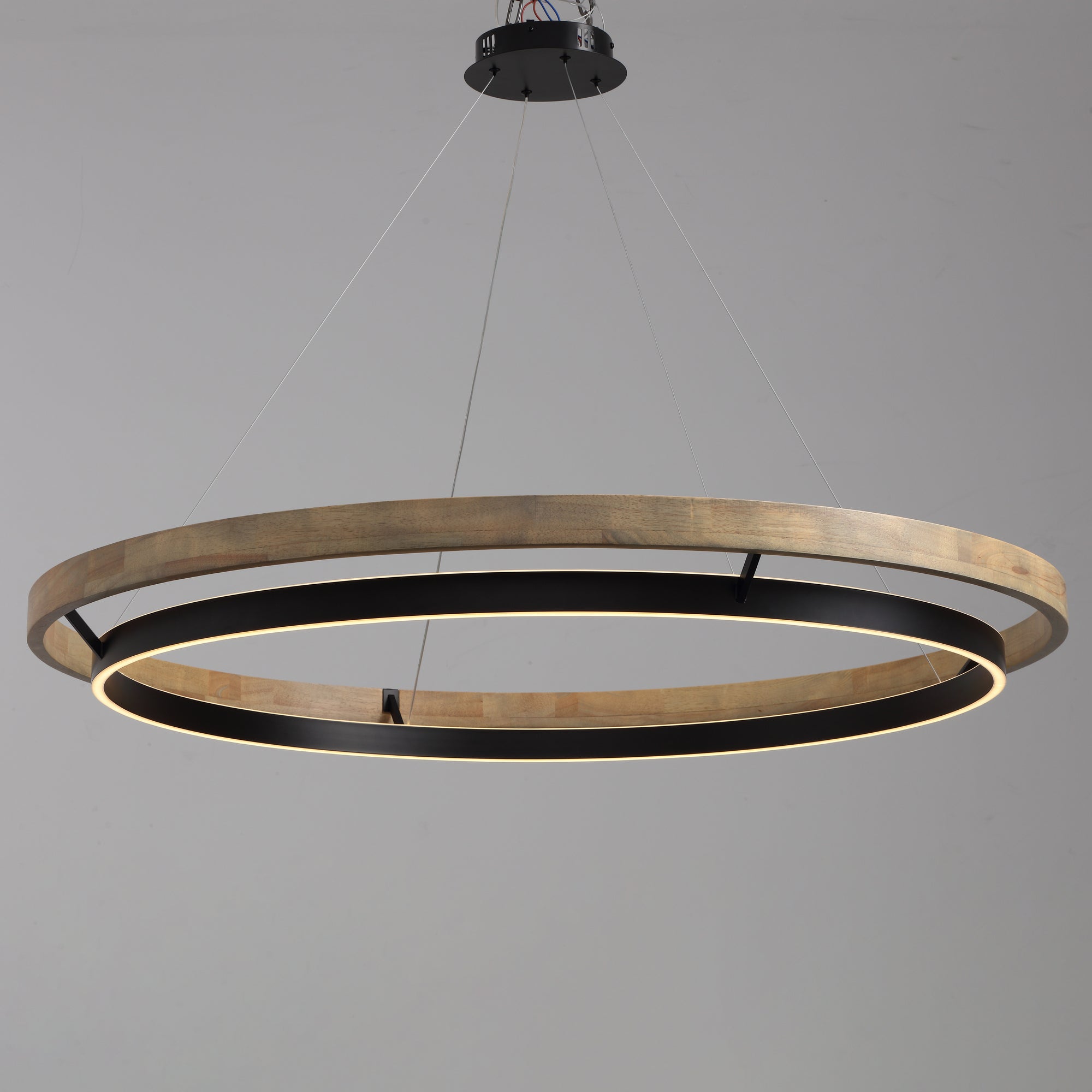 WOMO Circular Led Wood Chandelier-WM2492