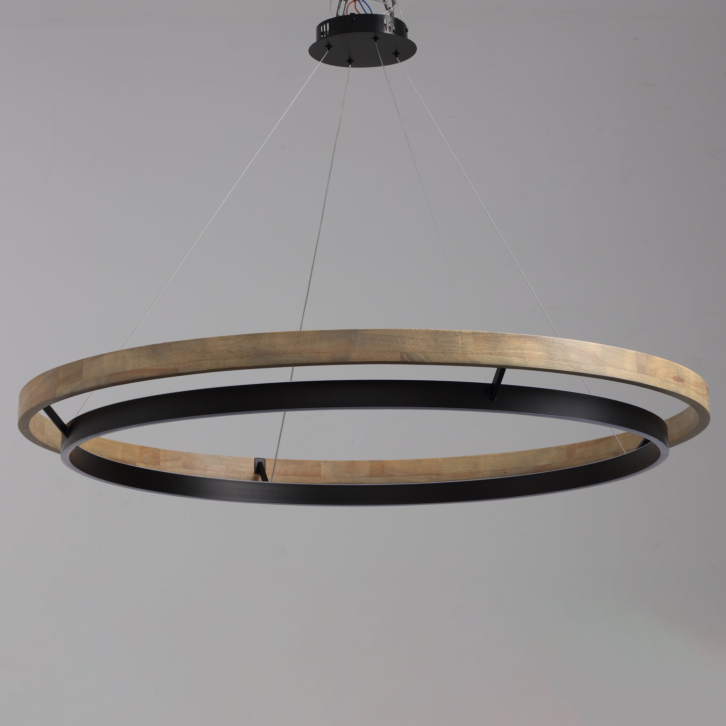 WOMO Circular Led Wood Chandelier-WM2492