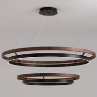 WOMO Circular Led Wood Chandelier-WM2492