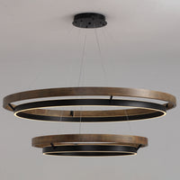 WOMO Circular Led Wood Chandelier-WM2492