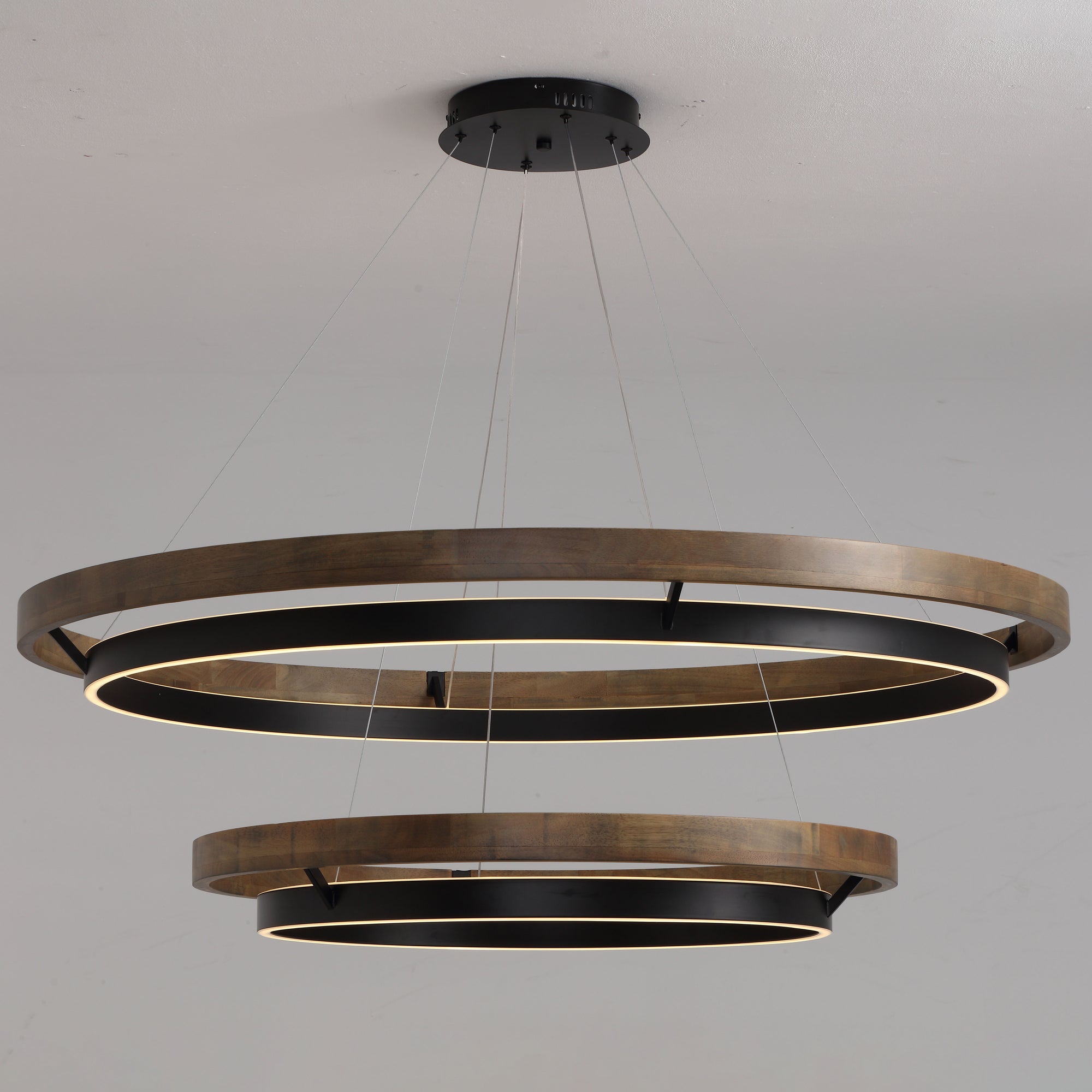 WOMO Circular Led Wood Chandelier-WM2492