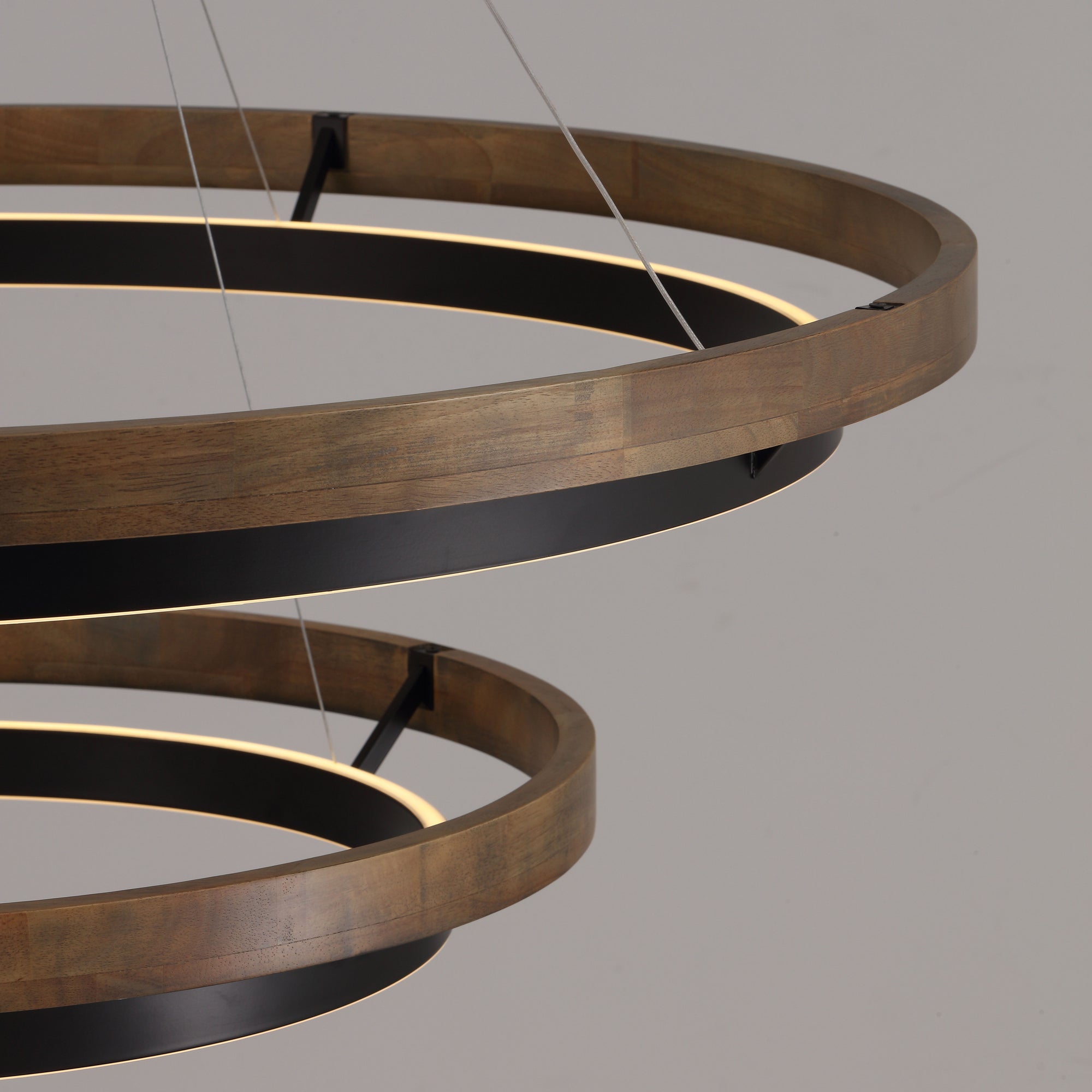 WOMO Circular Led Wood Chandelier-WM2492