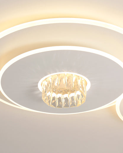 WOMO Low Profile Crystal Ceiling Light-WM1092