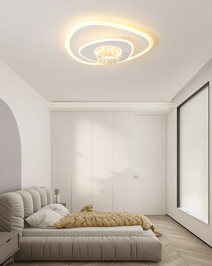 WOMO Low Profile Crystal Ceiling Light-WM1092