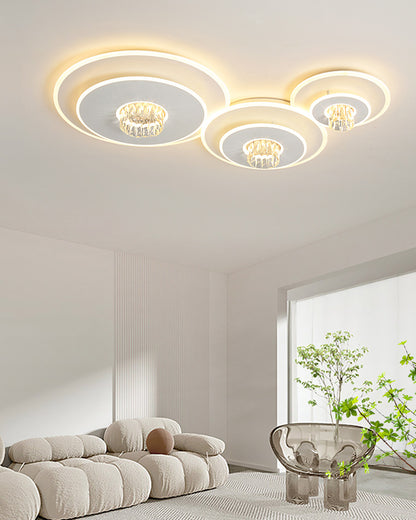 WOMO Low Profile Crystal Ceiling Light-WM1092