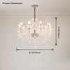 WOMO Victorian Crystal Prism Chandelier-WM2340 thumbnail