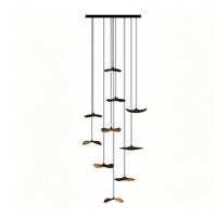 WOMO Wooden Leaf Pendant Light-WM3257
