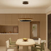 WOMO Circular Wood Led Chandelier-WM2492 thumbnail