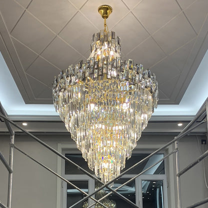 WOMO Massive Tiered Crystal Chandelier-WM2380