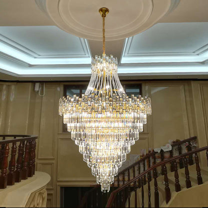 WOMO Massive Tiered Crystal Chandelier-WM2380