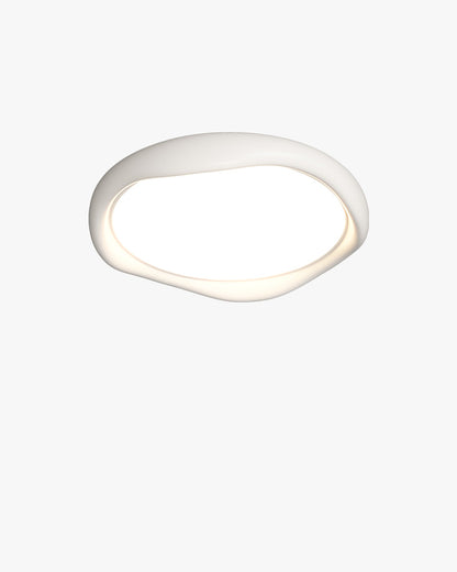 WOMO White Wavy Round Ceiling Light-WM1109